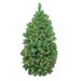 36" LED Pre-Lit Artificial Christmas Column Pine Swag - Clear Lights