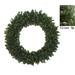 60" Pre-Lit Commercial Canadian Pine Xmas Wreath - Multi Lights