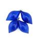 4ct Blue Transparent Teardrop Shatterproof Christmas Finial Ornaments 5.25" (130mm)