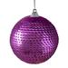 Magenta Pink Sequin Shatterproof Ball Christmas Ornament 3"