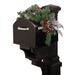 36" Pre-lit Decorated Artificial Pine Christmas Mailbox Swag