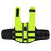 FRCOLOR 1Pc Pet Airbag Life Puppy Outdoor Swimwear Vest Portable Pet Dog Safety Vest (Green Size S)