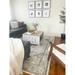 Traditional Medallion Bedroom Living Room Area Rug - Persian Oriental Carpet - Vintage Bohemian Farmhouse - Brown Grey - 9 2 x 12
