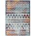 Ergode Reflect Giada Abstract Diamond Moroccan Trellis 5x8 Indoor/Outdoor Area Rug - Multicolored