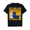 Brazilian Jiu-Jitsu BJJ Put your GI on it's cuddle time T-Shirt