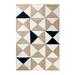 Handmade Geometric Beige Jute Rug Home Decor Dining Room Carpet Outdoor Garden Area Mat 6x9 Feet