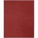 HomeRoots 479474 10 x 14 ft. Brick Red Non Skid Indoor & Outdoor Rectangle Area Rug