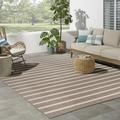 Nourison Positano Indoor/Outdoor Natural Ivory 8 x 10 Area Rug (8x10)