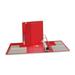 Avery Ezd Heavy-duty Reference Binder - Letter - 8.50 X 11 - 1050 Sheet Capacity - 3 X D-ring Fastener - 5 Binder Fastener Capacity - 4 Pockets - Chipboard Polypropylene - Red - 1 Each (AVE79586)