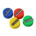 100pcs Plastic Round Design Sharpener Pencil Sharpener Handheld Sharpener Students Stationery Supplies for Kids Children (Random Color)