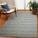 Liora Manne Miranda Tweed Stripe Indoor Outdoor Area Rug Denim