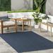 nuLOOM Nakia Transitional Indoor/Outdoor Area Rug 5 x 8 Navy