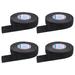 4 Pcs 19mmx15m Flame Retardant Adhesive Electrical Tape Electrical Insulation Tape for Car Wire DIY Industrial Home Use (Black)