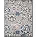 Kas Rugs Calla Medallion Floral Indoor / Outdoor Area Rug