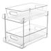 Double-Layer Slide-Out Storage Cabinet Multi-Purpose Clear Storage Container - Kitchen Under-Sink Storage Rack(1PC)