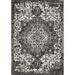 Unique Loom Jill Zarin Outdoor Dubai Area Rug 7 0 x 10 0 Rectangular Charcoal Gray