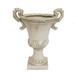 Renee Chalice Garden Urn Planter Roman Botanical Antique White Lightweight Concrete