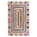 Casavani Jute And Cotton Area Rug Multicolor Living Room Carpets Home Decor Kilim 8x10 feet