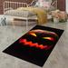 LaModaHome Non-Slip Rug Halloween Party Rug Washable Mat Child Stain Resistant Living Room Kitchen Carpet - Size: 6 6X3 9ft(200X120cm)