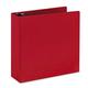 Avery Durable Reference Binder - Letter - 8.50 X 11 - 460 Sheet Capacity - 3 X Round Ring Fastener - 3 Binder Fastener Capacity - 4 Pockets - Red - 1 Each (AVE27204)