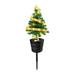 Clearanceï¼�Solar Christmas Decorations Trees Lights Outdoor Waterproof Solar Stake Lights Xmas Tree Garden Decor Solar Christmas Trees with Lights for Holiday Outside Garden Yard Decor