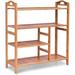 Shoe Rack With Boots Storage Freestanding Wooden Display Shelf With Handle Multifunctional Storage Organizer For Bathroom Entryway Hallway Living Room Plant Stand