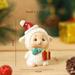 Easter Decorations- Christmas Statue Miniature Snowman Santa Claus Resin Craftwork Home Garden Decorations Statue