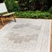 World Rug Gallery Transitional Bohemian Indoor/Outdoor Area Rug 7 10 x 10 - Beige