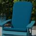 Charlestown Set Of 2 Adirondack Chair Cushions - Teal Fabric Cushions - 2 Thick Padding - Indoor/Outdoor - Patio Chair Replacement Cushions