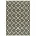 HomeRoots 2 x 4 ft. Charcoal Geometric Stain Resistant Indoor & Outdoor Rectangle Area Rug - Charcoal - 2 x 4 ft.