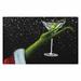 Envisage Christmas Holiday Martini Decorative Area Rug Home Decor Grinchmas