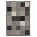 7 ft. 10 in. x 10 ft. 6 in. Augusta Grand Anse Black Rectangle Oversize Rug