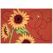 20 x 30 in. Sunflower Solstice Indoor & Outdoor Accent Rug