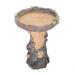 Prolriy Sculptures & Statues Clearance Resin Tree Birdbath Polyresin Antique Garden Bird Bath for Home Garden Yard