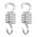 2PCS Hammock Chair Hanging Porch Swing Spring Heavy Duty Stainless Steel Hammock Swing Dual Swivel Hooks (6.7mm)