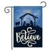 KEYBANG Christmas Garden Flag Nativity Religious Christmas Indoor Outdoor Home Yard Flag Banner Household Hanging Flag Decor for Christmas Tree Decoration (Buy 2 get 3) Christmas Deals! A