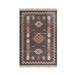 Chouhan Rugs Kilim Rug Wool Jute Rug Bohemian Rugs Jute Rug Wool Rug Kilim Dhurri Wool and Jute Rug Handmade Kilim Dhurrie Rug Traditional Indian Wool Jute Rugs ( 5x8 Ft ) (KILM- 6)