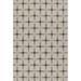 Riviera Machine Made Contemporary Rectangle Area Rug - Ivory - 3 ft. 3 in. x 5 ft.