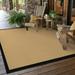 3 x5 Beige and Black Plain Indoor Outdoor Area Rug - 3 6 62.99 W x 90.55 D x 0.2 H 5 x 8 Indoor Rectangle