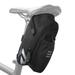 Saddle Bag with Bottle Pocket Waterproof Bike Seat Bag Reflective Cycling Rear Seat Post Bag with Kettle Pouch Large Capacity Tail Rear Bag MTB Road Bike Bag Storage Bag