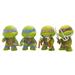 SEAYI 7cm Movie Teenage Mutant Ninja Turtles Figures Toys Classic Collection TMNT Mini Action Figures (Pack of 4)