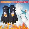 RnemiTe-amo Kids Ski Gloves Gloves for Cold Weather Waterproof Winter Cold Weather Snowboard Snow Gloves Snow Waterproof Ski Cold Weather Insulated Outdoor Snowboard Gloves for Boys & Girls