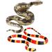2Pcs Simulation Snake Toy Fake Snake Model Plastic Snake Model Haunted House Snake Prop