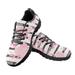 Renewold Women Mens Shoes Outdoor Hiking Ladies Tennis Shoes Athletic Running Fashion Sneakers Walking Breathable Lightweight Sport Shoes Size 7 Flat Shoes Pink Lemons Print Footwear