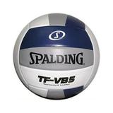 Spalding TF-VB5 Volleyball - Gold Leather Navy & White