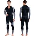 Apexeon 3mm Neoprene Wetsuit for Men - Front Zip Full Body Diving Suit for Snorkeling Surfing and Swimming