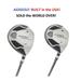 AGXGOLF Men s MAGNUM 7 + 9 Fairway Utility Woods Set: Graphite Shafts + Head Covers Right Hand Regular Flex X-Tall Length (+1.5 )