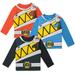 Power Rangers Toddler Boys 3 Pack Cosplay Long Sleeve T-Shirts Toddler to Big Kid