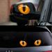 Personalized car 3D stereo eye sticker Cat eye sticker Body sticker rearview mirror sticker sticker hawk-eye reflective sticker sticker on the head Two pairs