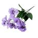 solacol Fake Fall Outdoor Plants with Fake Flowers Off-Outdoor Artificial Pansy Flowers Outdoor Home Decoration Fake Flower Project Road Decoration Flowers Fake Outdoor Plants with Fake Flowers